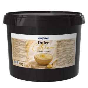 Dolce citrina 6kg lemon flavor cream bucket for bakery Eurocas UK