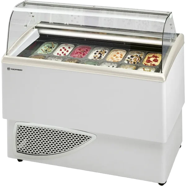 Tecfrigo gelato display cases commercial ice cream showcase Eurocas UK