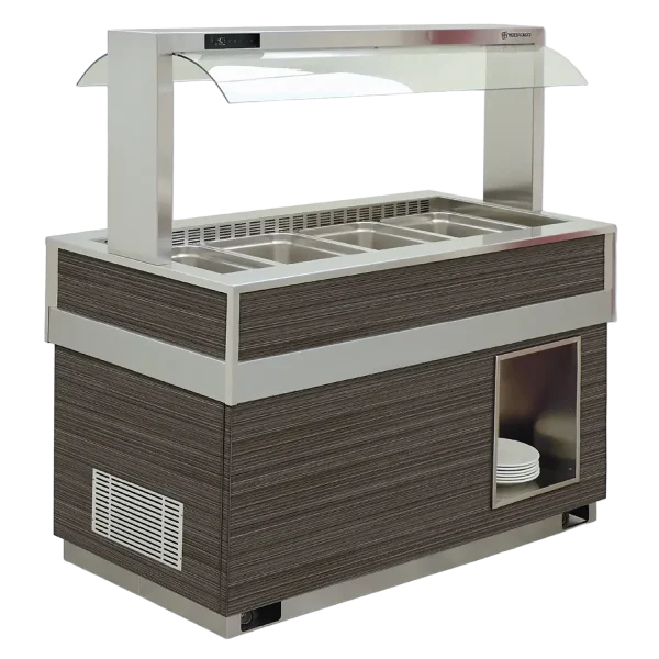 Tecfrigo buffet display case for commercial catering Eurocas UK