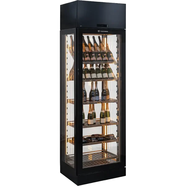 Tecfrigo wine refrigerators commercial bottle display Eurocas UK